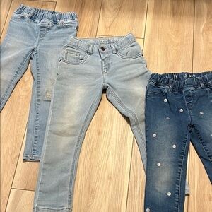 Stylish Kids Denim Jeans Set - Light Blue and Dark Blue